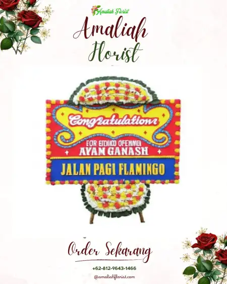 Sewa Papan Bunga Selosabrang